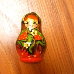 Colorful Russian doll magnet